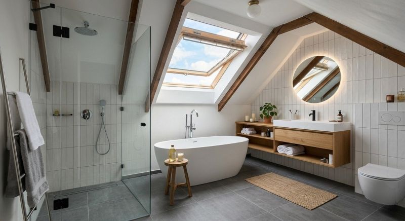 Attic Bathroom Remodeling in Hendricks County, IN