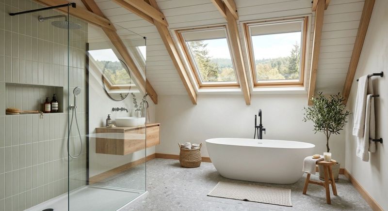 Attic Bathroom Remodeling in Hendricks County, IN