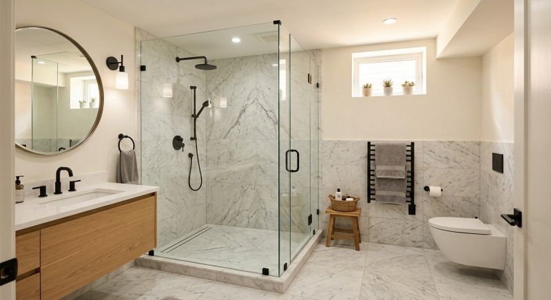 Basement Bathroom Remodeling in Hendricks County, IN