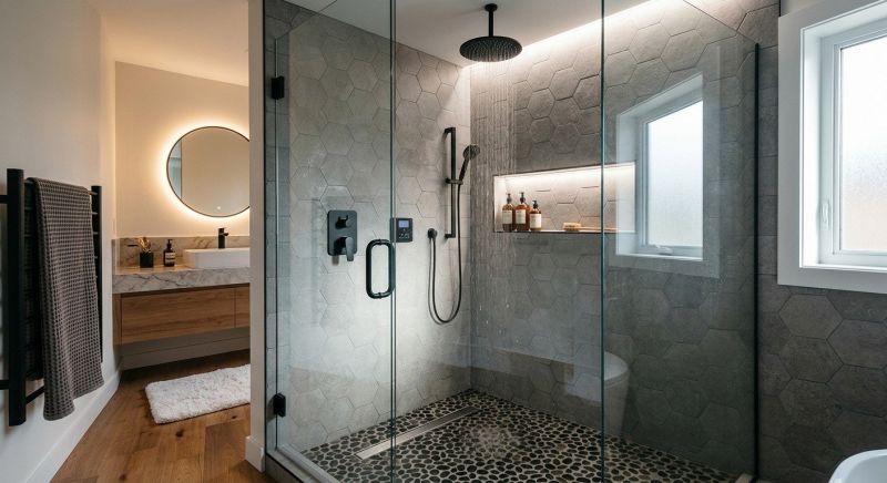 Granite Shower Installation in Hendricks County, IN