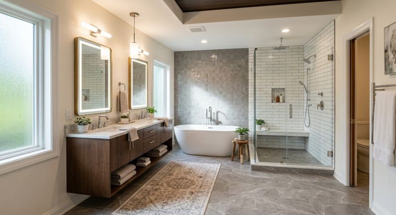 Master Bathroom Remodeling in Hendricks County, IN